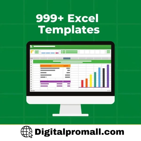 999+ Excel Ready to use Templates - Digitalpromall