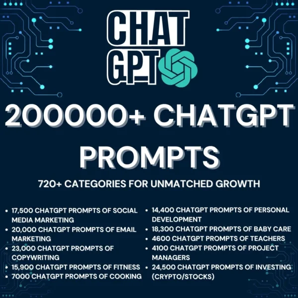 2,00,000 ChatGPT Prompts Bundle for Web Developers, Freelancers, and Agencies