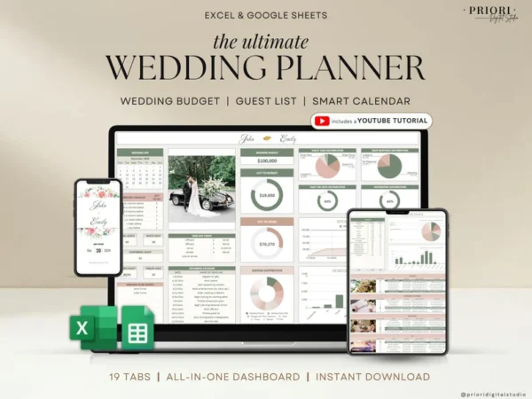 Wedding Planner for seamless budgeting, guest lists & more