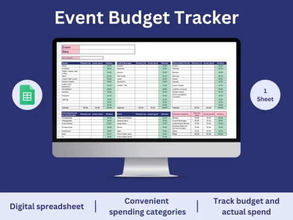 Event Budget Tracker