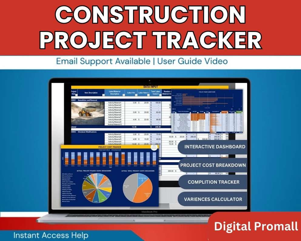 Construction project tracker