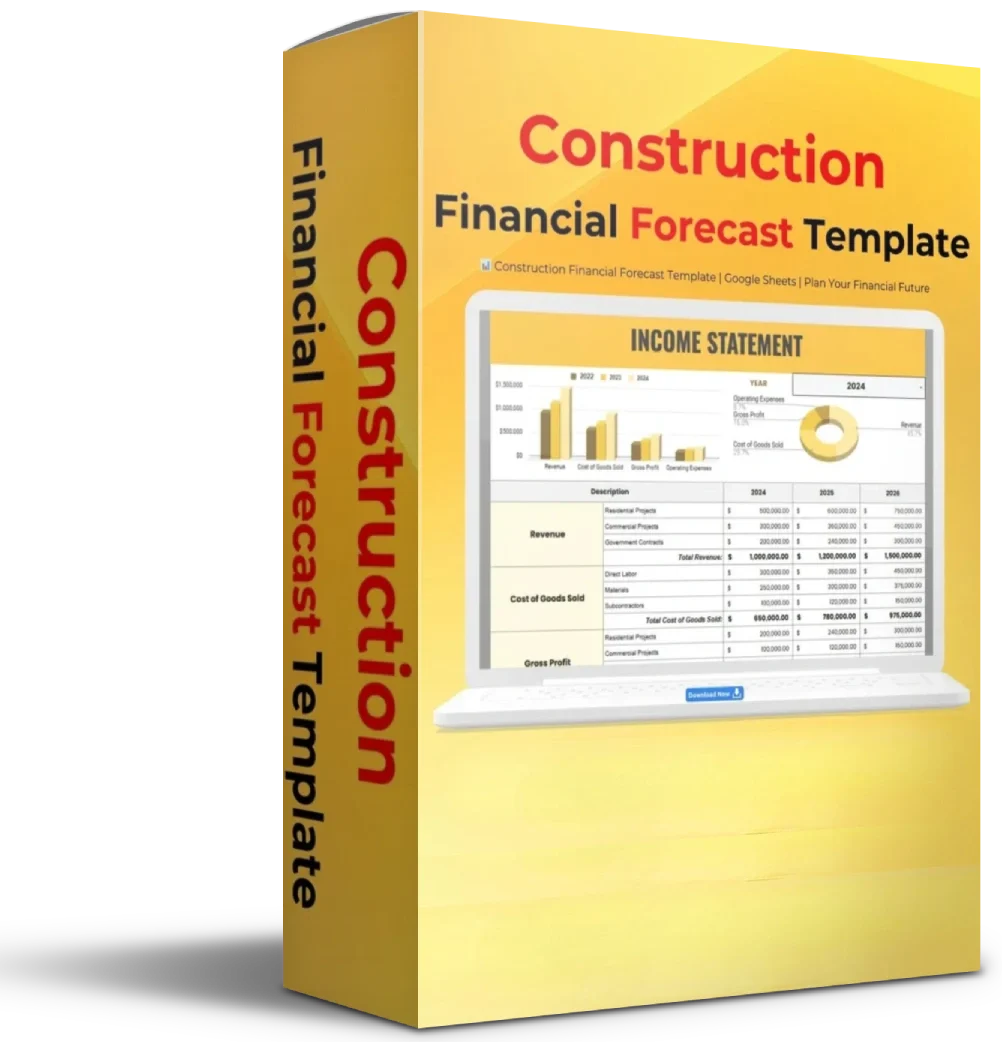 Construction Financial Forecast Template